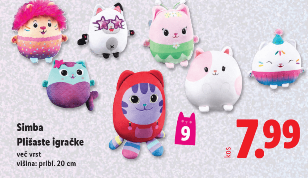 Plišaste igračke Simba - Akcija v trgovini Lidl
