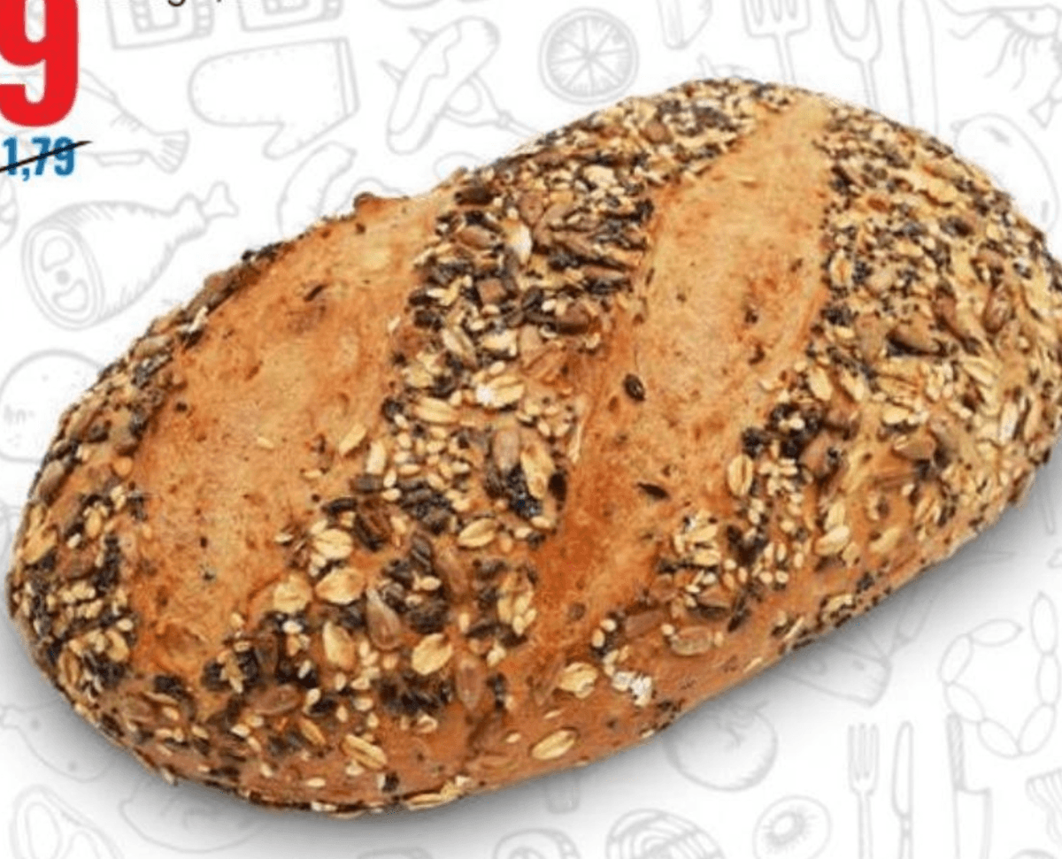 Eurospinova Kruh s semeni brez kvasa 400 g Eurospinova Pekarna - Akcija v trgovini Eurospin