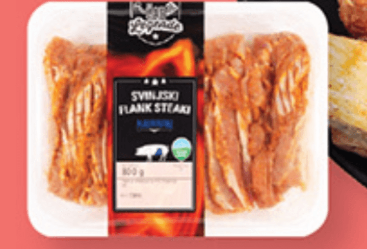 ŽAR LEGENDE Sveži svinjski flank steaki 800 g - Akcija v trgovini Lidl