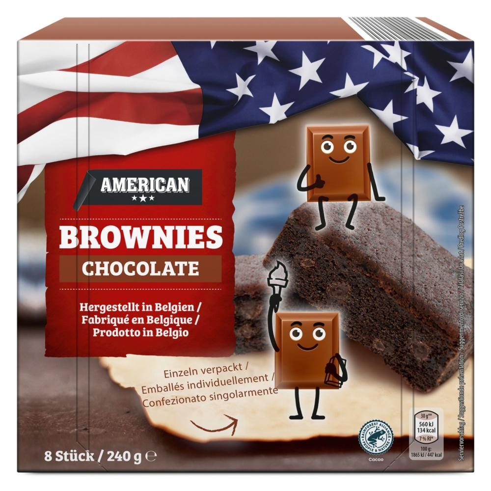 American Brownieji 240 g - Akcija v trgovini Hofer