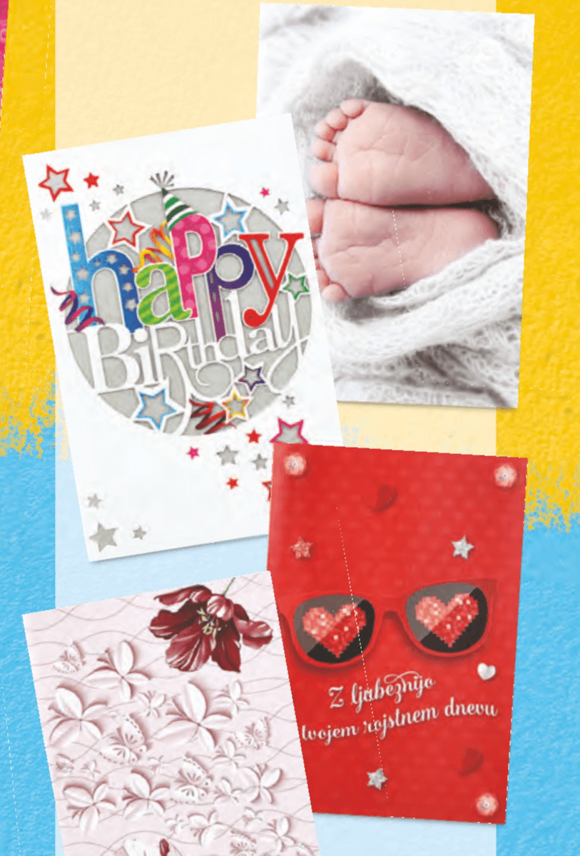 Voščilnica - Akcija v trgovini Hofer