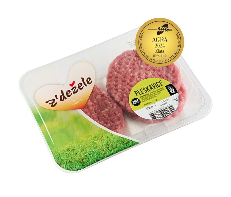 Leskovački čevapčiči ali pleskavice 400 g Z'dežele - Akcija v trgovini Tuš