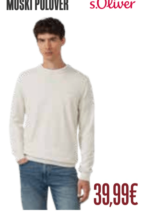 s.Oliver Moški pulover - Akcija v trgovini Jager