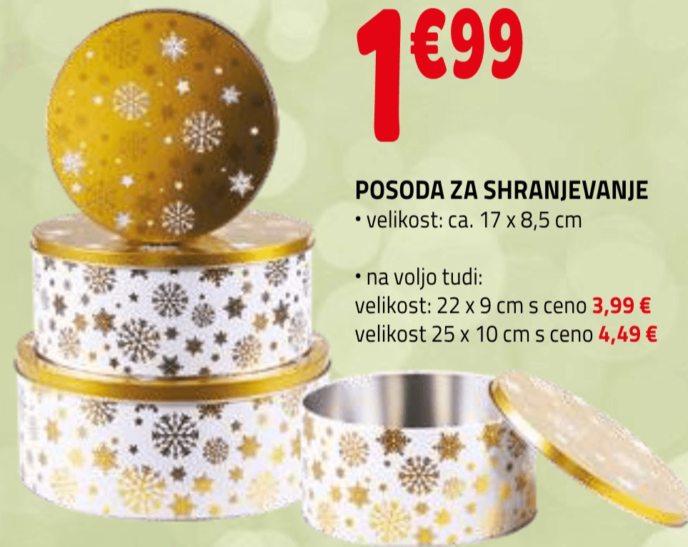 Posoda za shranjevanje - Akcija v trgovini E.Leclerc