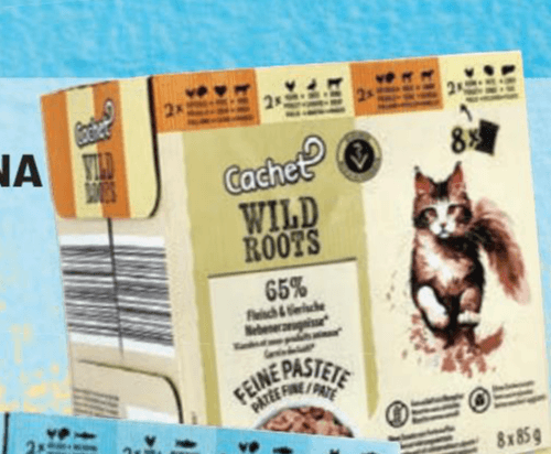 Cachet Mačja hrana Wild Roots 8 x 85 g - Akcija v trgovini Hofer
