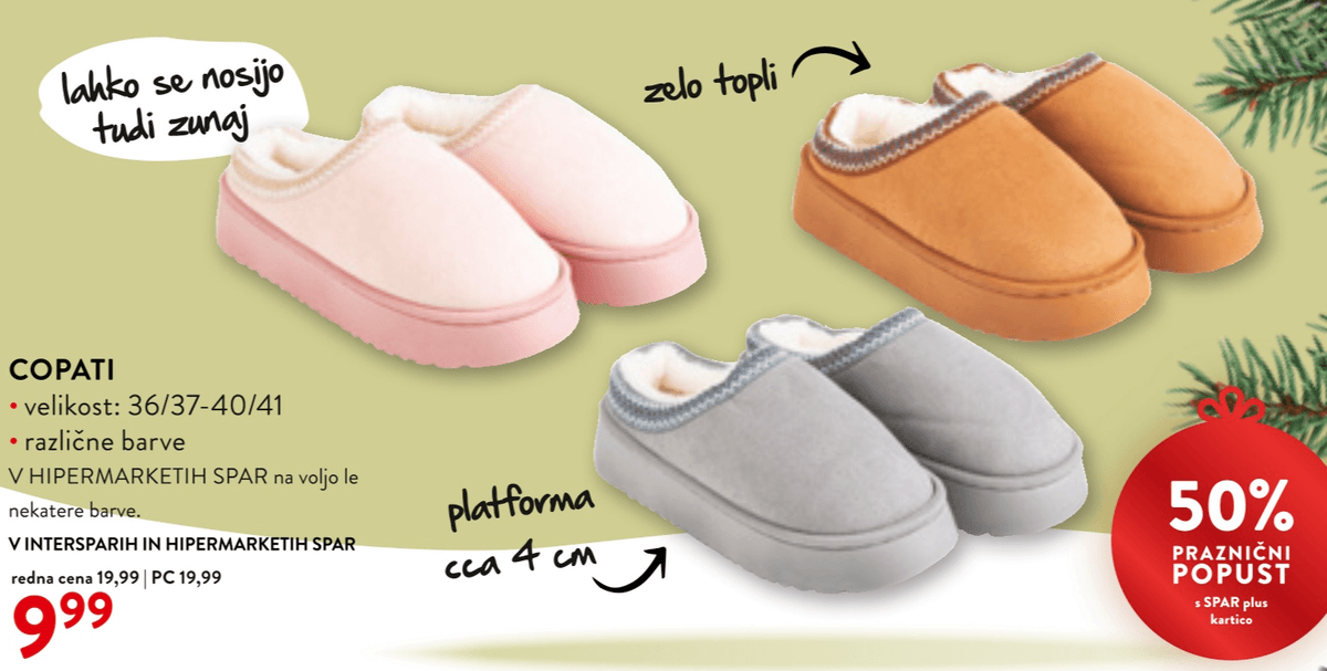 Copati - Akcija v trgovini Spar