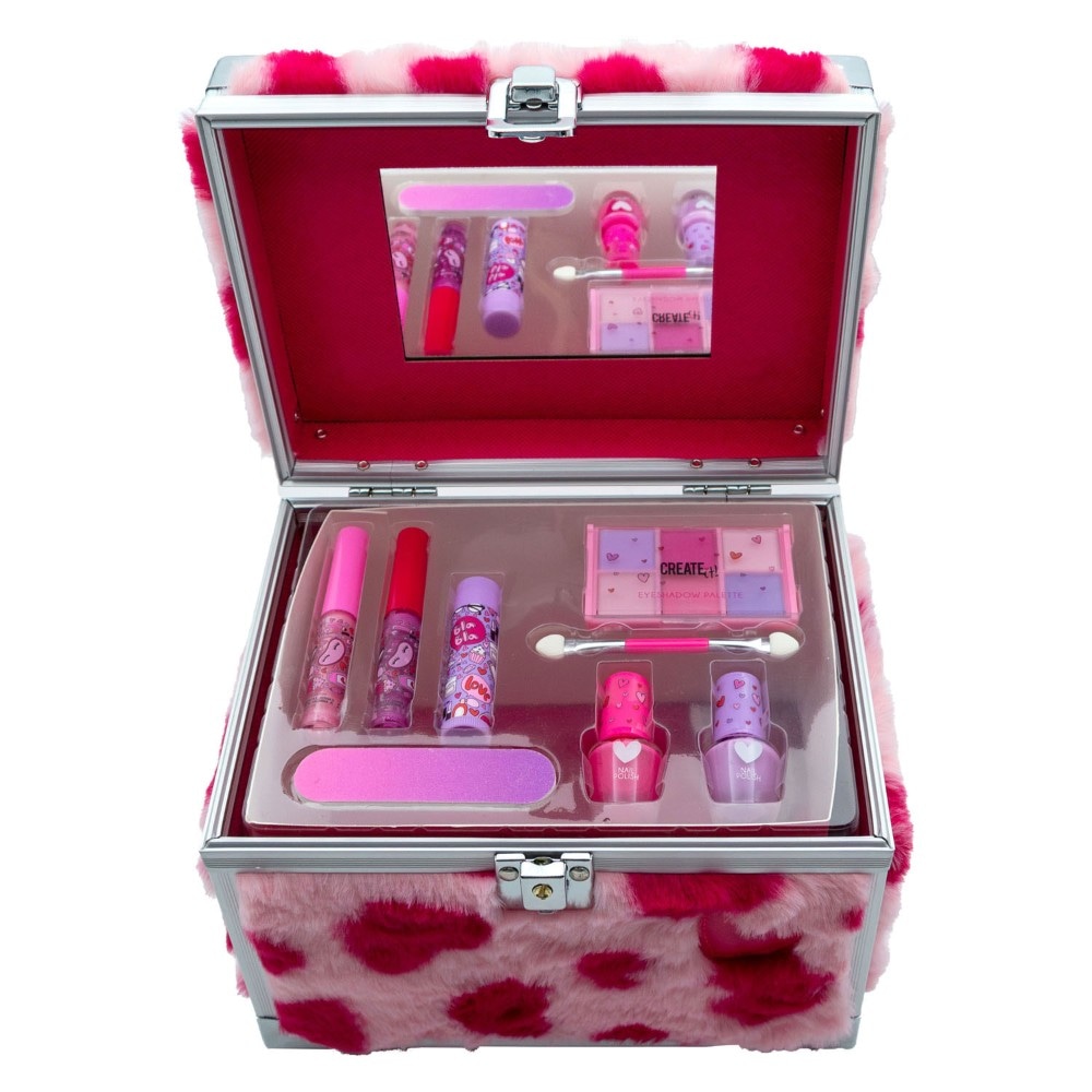 Create It-Love Make Up Beauty Kofer Fluffy Hearts Akcija v trgovini Mueller