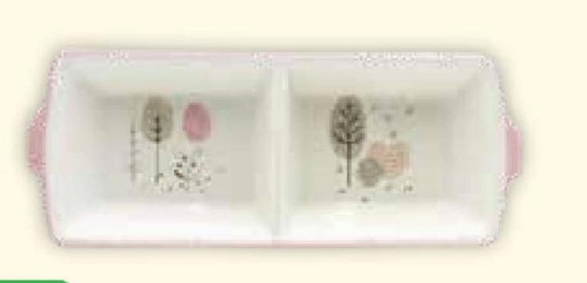 Vivi Dvodelni servirni krožnik - Akcija v trgovini Tuš