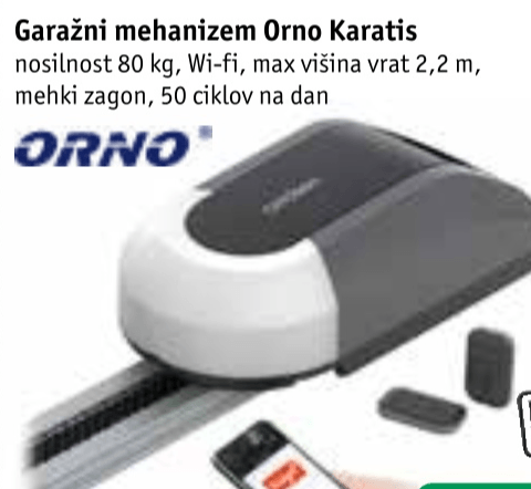 Garažni mehanizem Orno Karatis - Akcija v trgovini Jager