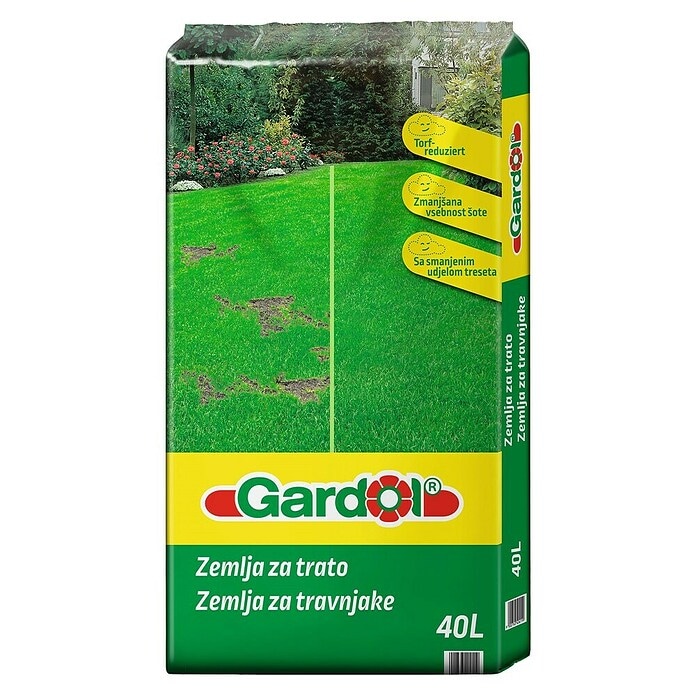 Zemlja za trato 40 L Gardol - Akcija v trgovini Bauhaus