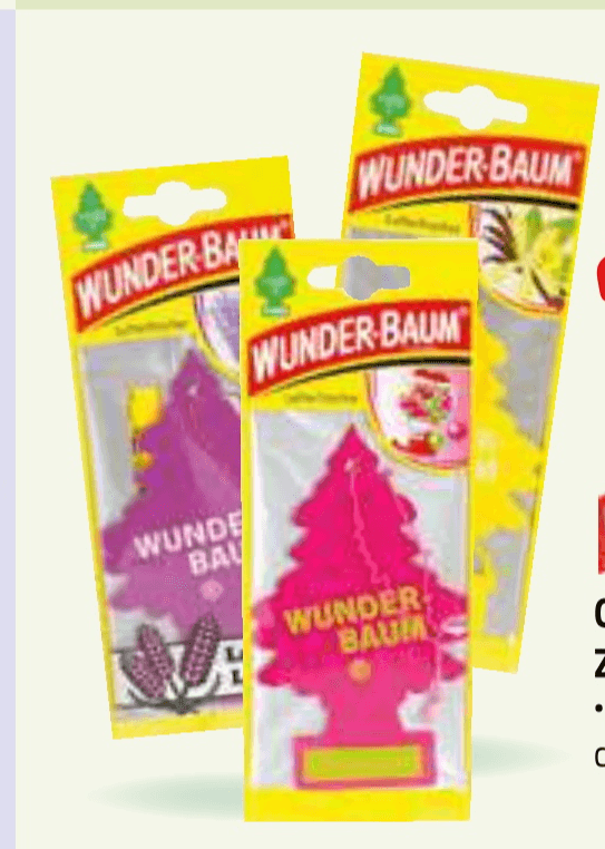 Osvežilec zraka za avto Wunder-Baum - Akcija v trgovini E.Leclerc