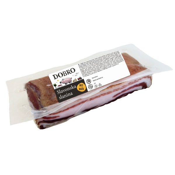 Slavonska slanina brez kože Dobro cena za kg - Akcija v trgovini Mercator