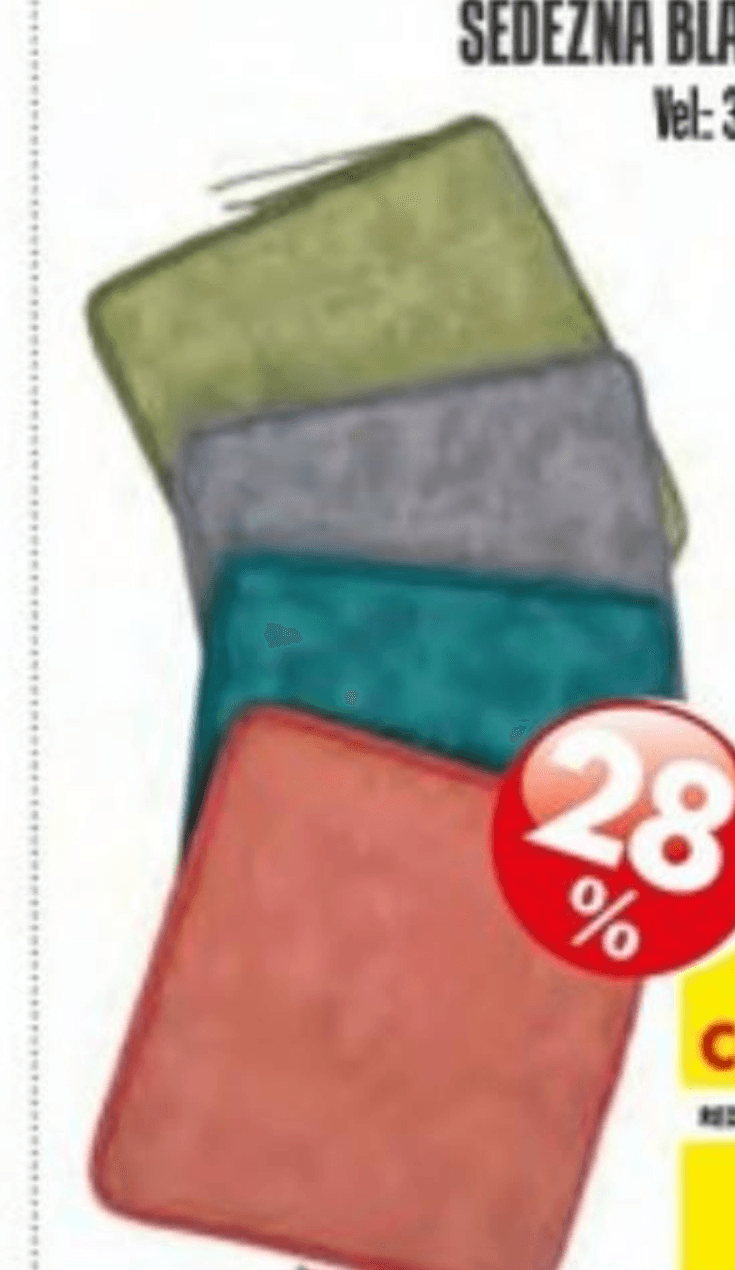 Sedežna blazina 1/1 - Akcija v trgovini Jager