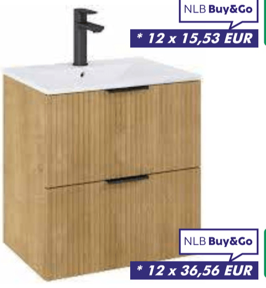 Kopalniška omarica Unik Reef 60 z umivalnikom Roca - Akcija v trgovini Jager