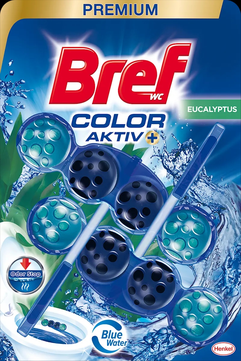 Bref Color Aktiv WC obešanka 100 g - Akcija v trgovini Dm
