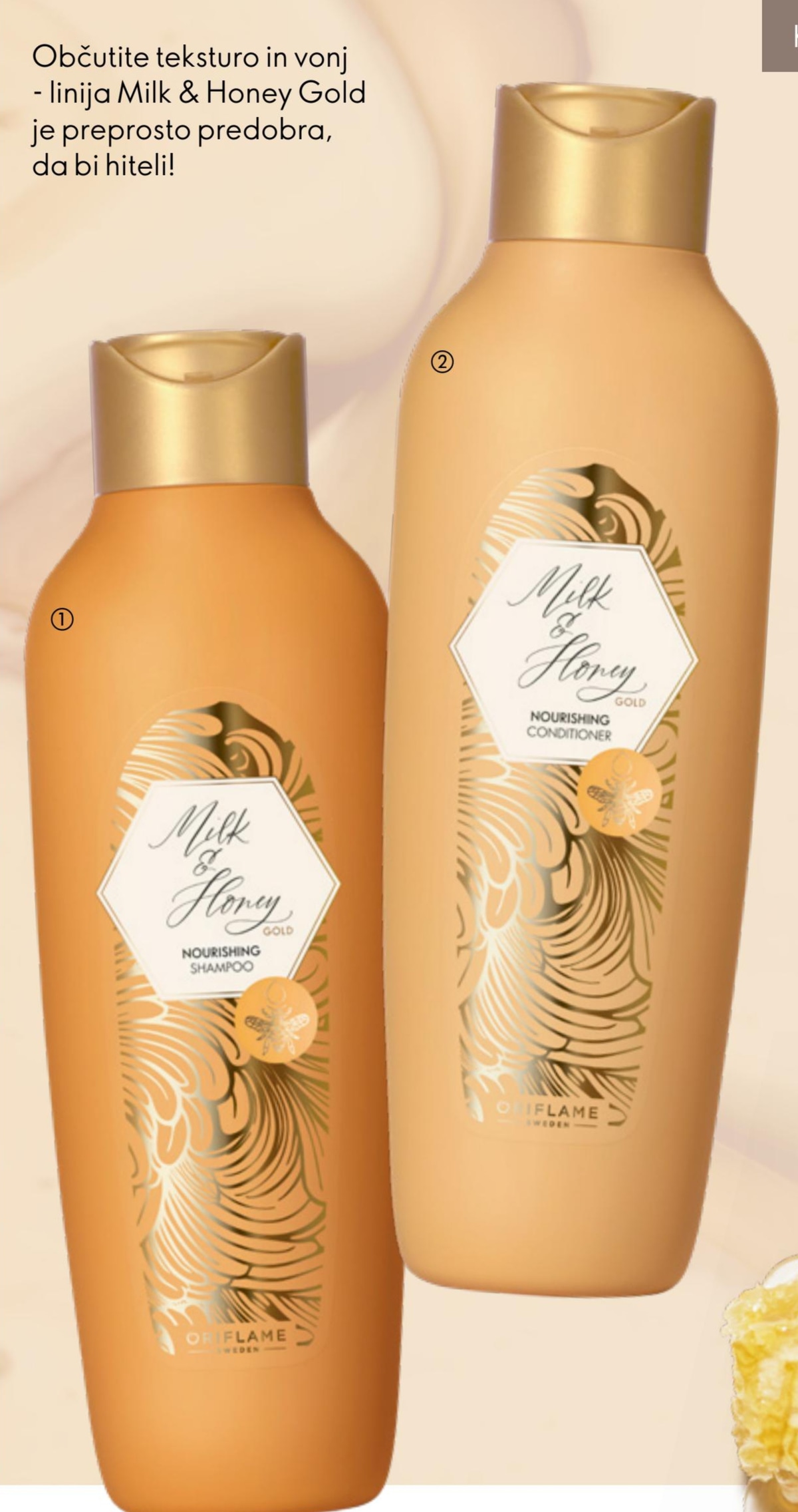 Oriflame Milk & Honey Gold hranilni balzam 250 ml - Akcija v trgovini Oriflame