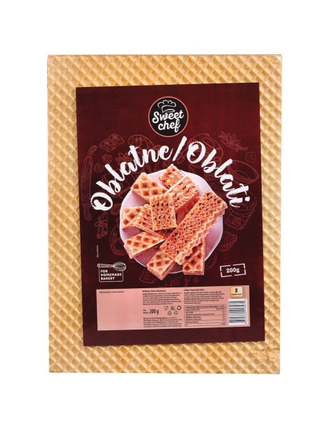 Oblati Sweet Chef 200 g - Akcija v trgovini Mercator