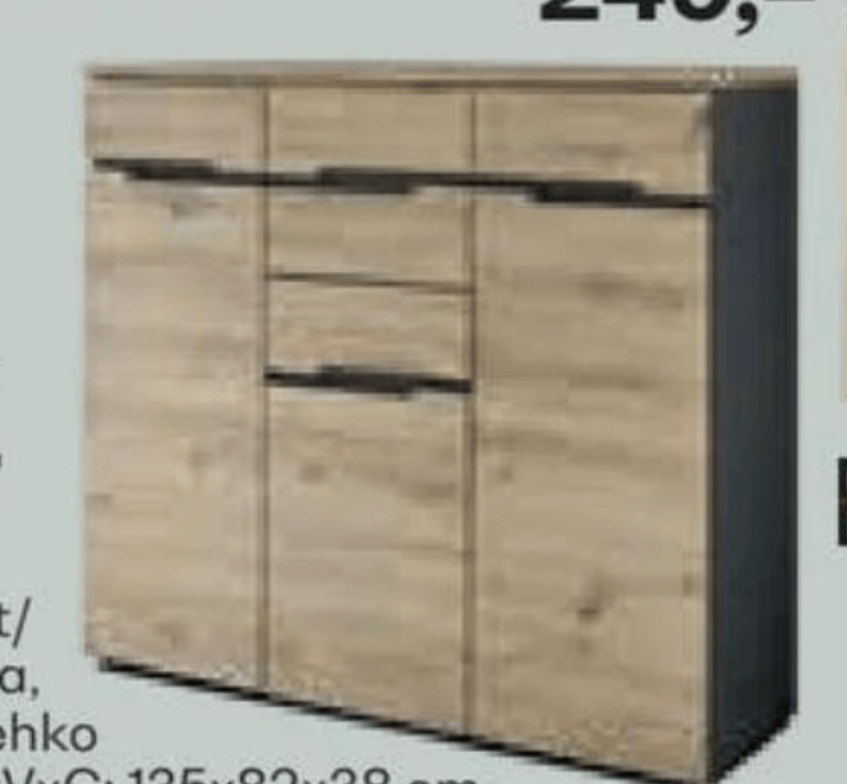 Komoda Akcija v trgovini Rutar