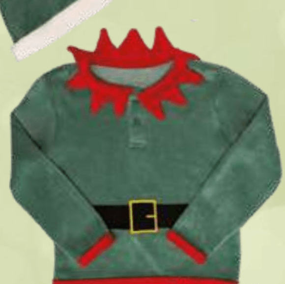 Otroški pulover iz velurja + božična kapa Tissaja - Akcija v trgovini E.Leclerc