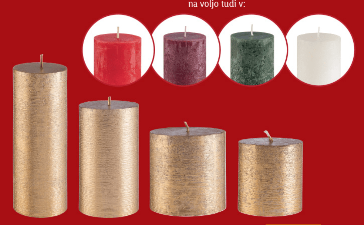 LIVARNO home Dekorativna sveča - Akcija v trgovini Lidl
