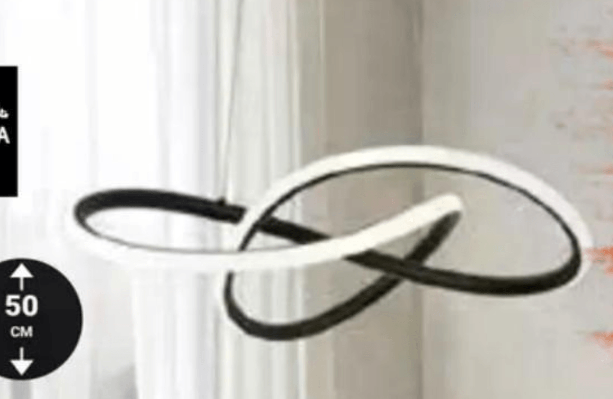 Viseča LED svetilka BLACK VANA - Akcija v trgovini Pevex