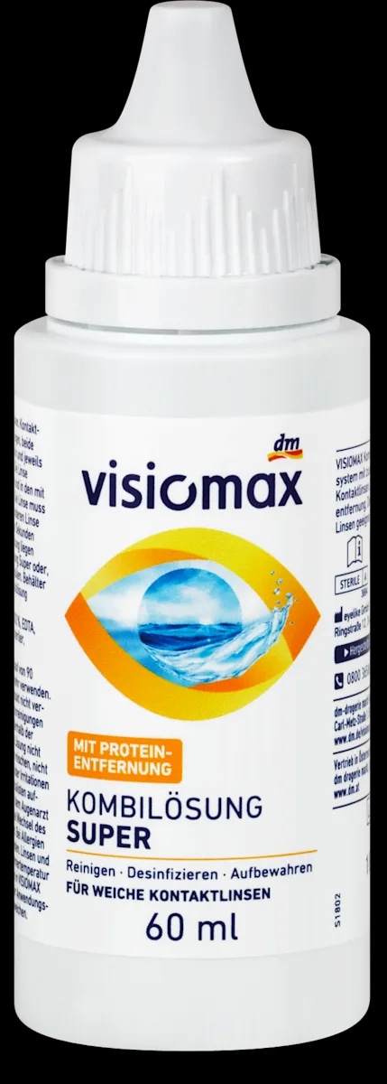 Visiomax Kombilösung Super kombinirana raztopina za čiščenje leč 60 ml Akcija v trgovini Dm