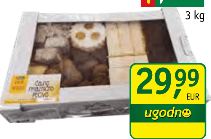 Praznično čajno pecivo 3 kg Jager - Akcija v trgovini Jager