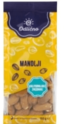 MANDLJI 150 g - Akcija v trgovini Tuš