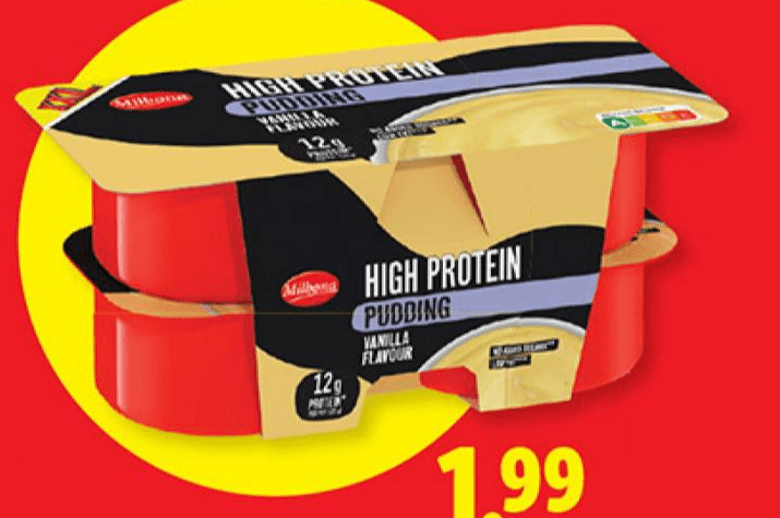 Milbona Proteinski puding XXL 4 x 125 g Akcija v trgovini Lidl