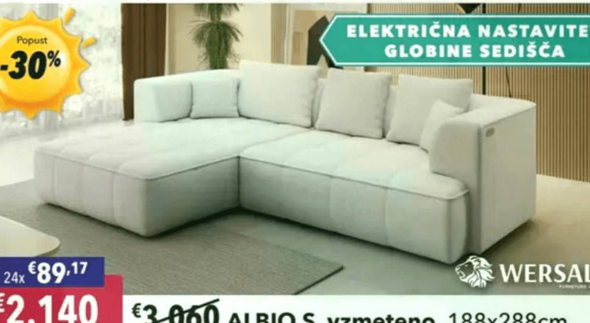 ALBIO S WERSAL - Akcija v trgovini Harvey Norman