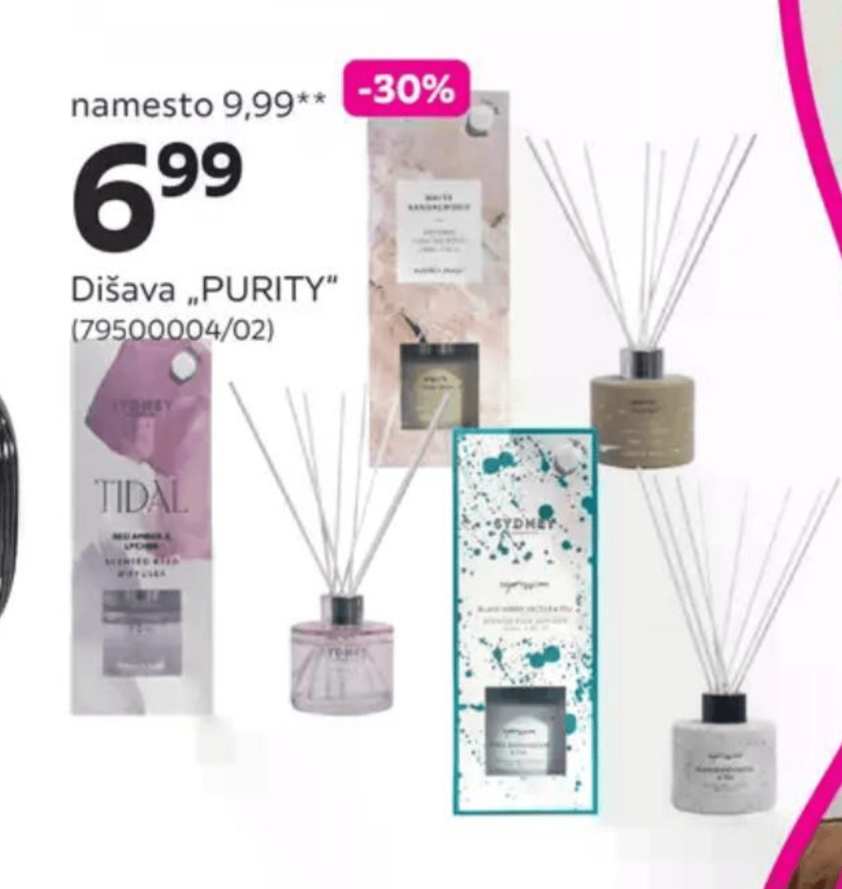 Dišava „PURITY" - Akcija v trgovini Mömax