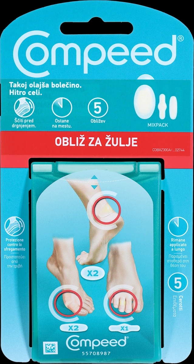 Compeed Mixpack obliži za žulje 5 kosov Akcija v trgovini Dm