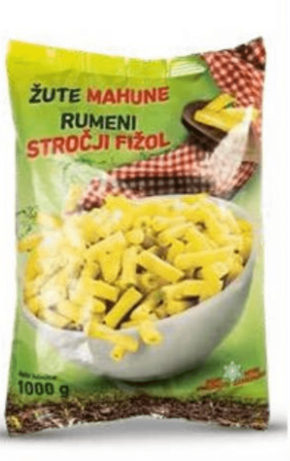 Rumeni stročji fižol 1 kg - Akcija v trgovini Eurospin