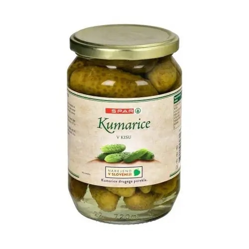 Spar Delikatesne kumarice 670 g Akcija v trgovini Spar
