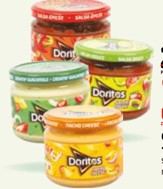 Omaka Doritos 270 g / 280 g - Akcija v trgovini E.Leclerc