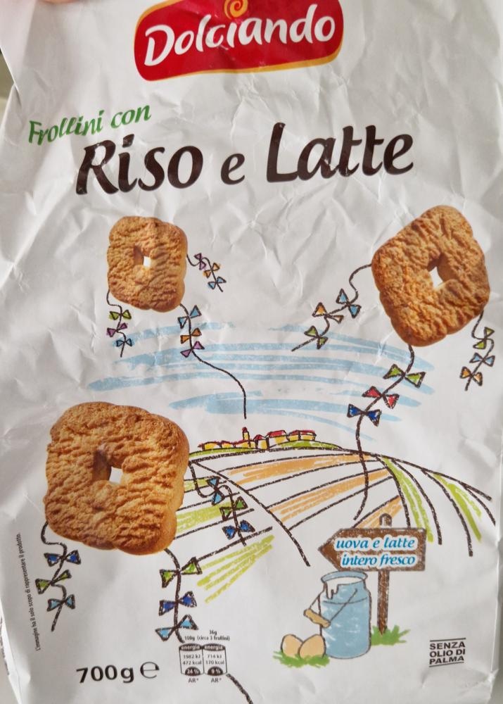 Dolciando Keksi Frollini Riso e Latte 1 kg - Akcija v trgovini Eurospin