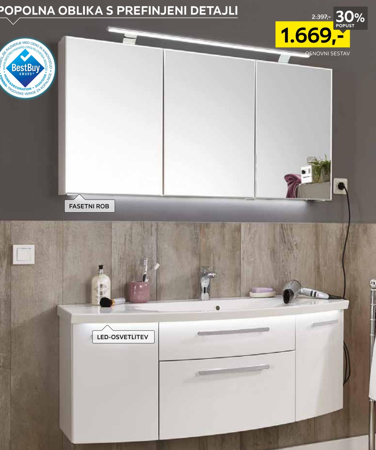 Kopalnica - Akcija v trgovini Lesnina