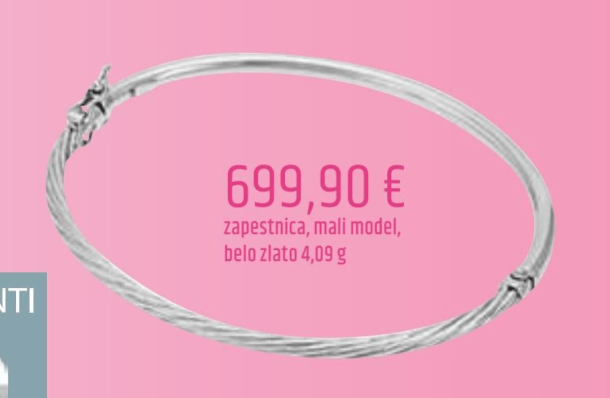 Zapestnica - Akcija v trgovini E.Leclerc