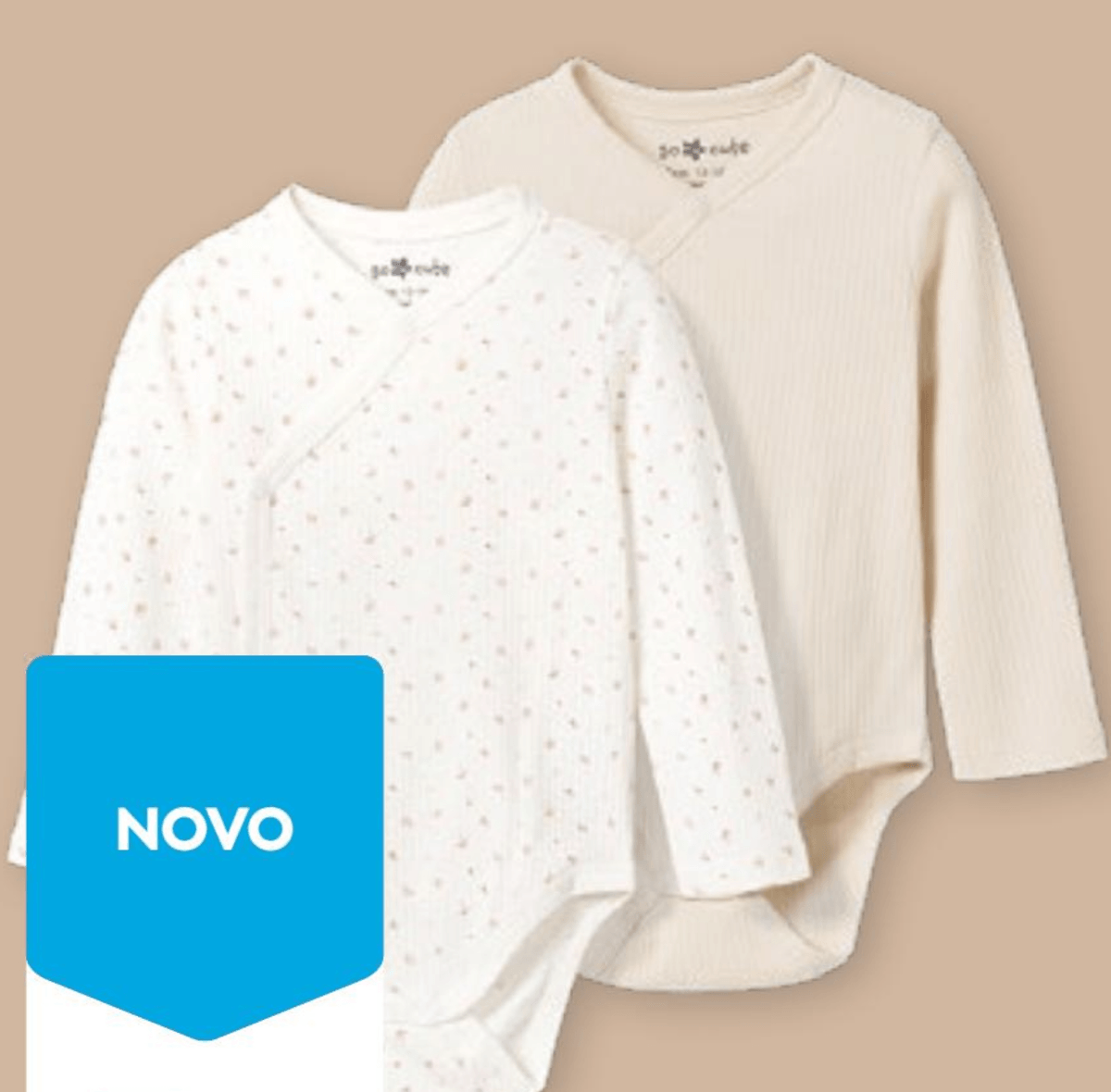 So cute Komplet 2 bodijev za dojenčice 2 bodijev - Akcija v trgovini Pepco