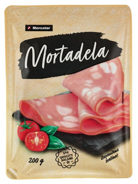 Narezek mortadela Mercator 200 g - Akcija v trgovini Mercator