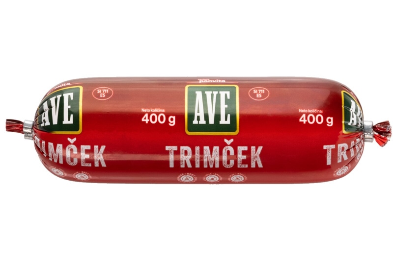 Klobasa Trimček 400 g Ave - Akcija v trgovini Jager