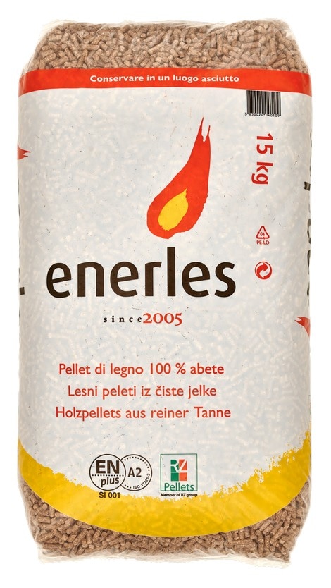Enerles A2 lesni peleti 15 kg - Akcija v trgovini Merkur