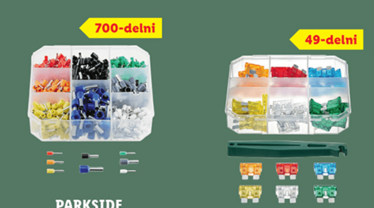 PARKSIDE Izbor drobnega materiala - Akcija v trgovini Lidl