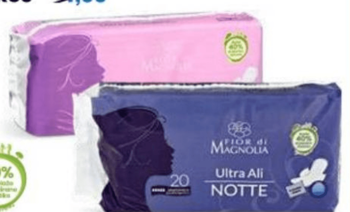 Higienski vložki Fior di Magnolia Ultra Ali Notte 20 kosov - Akcija v trgovini Eurospin