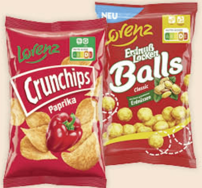 Lorenz Crunchips ali Erdnusslocken 130 g - 175 g - Akcija v trgovini Mueller