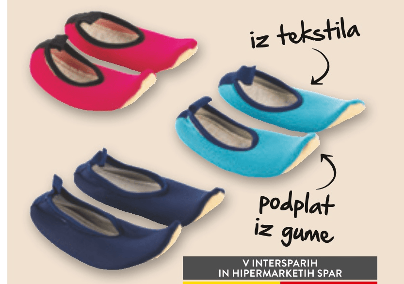 Otroški copati - Akcija v trgovini Spar