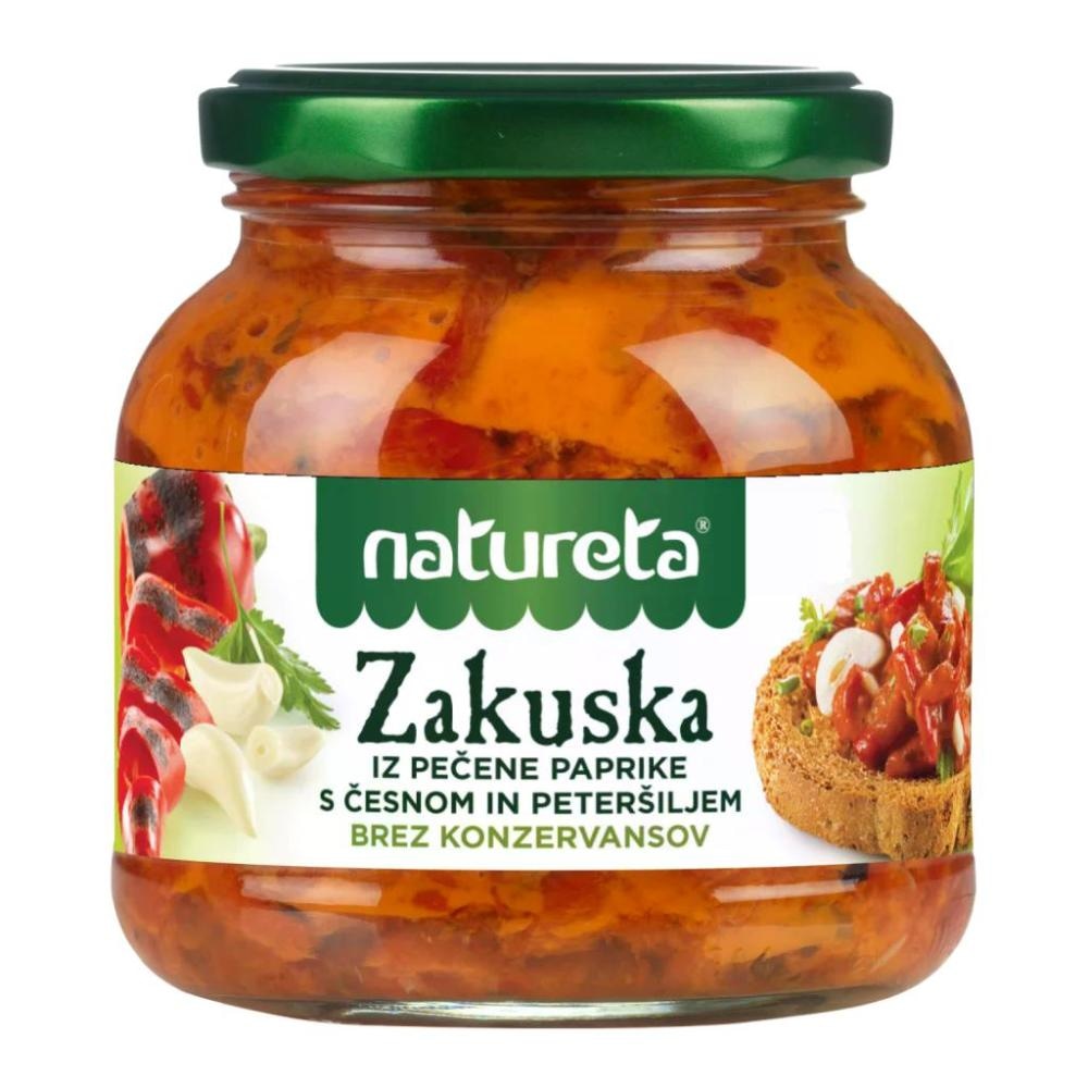 Zakuska iz pečene paprike Natureta 290 g - Akcija v trgovini E.Leclerc