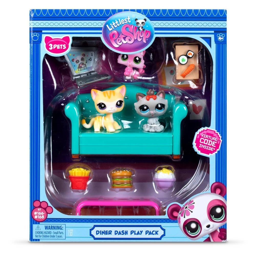 Set za igro Zabavna večerja Littlest Pet Shop - Akcija v trgovini Mueller