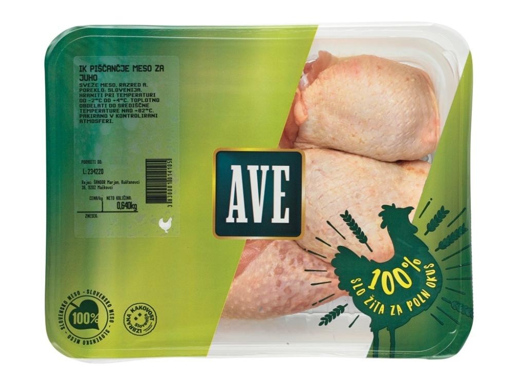 Piščančje meso za juho AVE 640 g - Akcija v trgovini Mercator