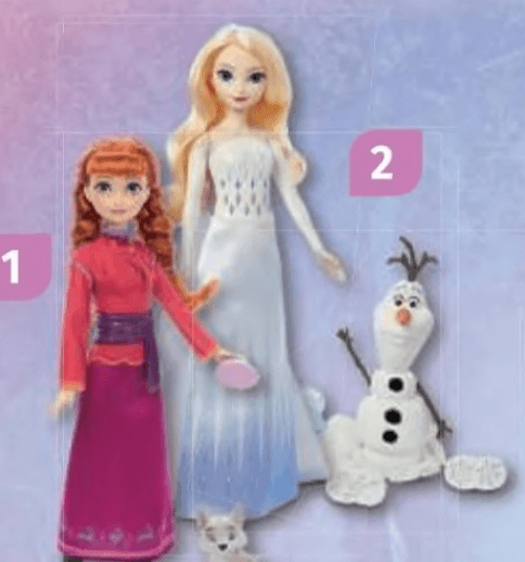 Elza in Olaf Mattel - Akcija v trgovini Mueller
